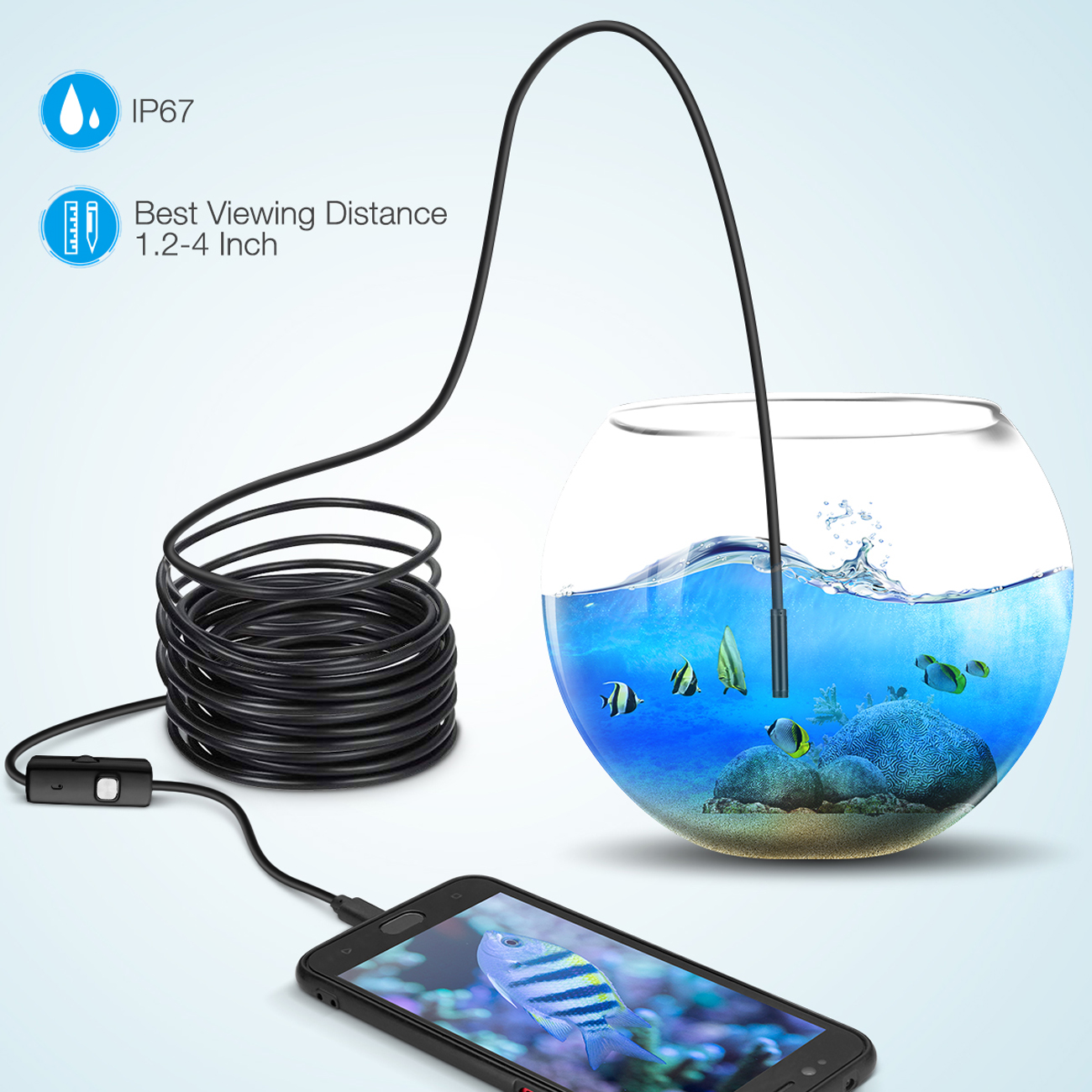 FirstPower Waterproof USB Endoscope Camera